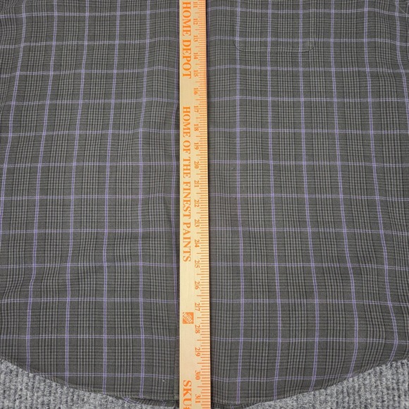 VANHEUSEN Mens Plaid Long Sleeve Casual Button Down Shirt Size XXL 18 18.5 - Picture 9 of 9